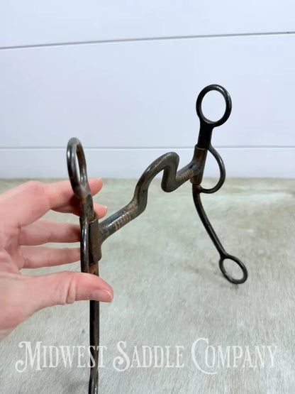 High Port Sweet Iron Loomis Shank Correction Bit 5”