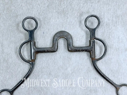 High Port Sweet Iron Loomis Shank Correction Bit 5”
