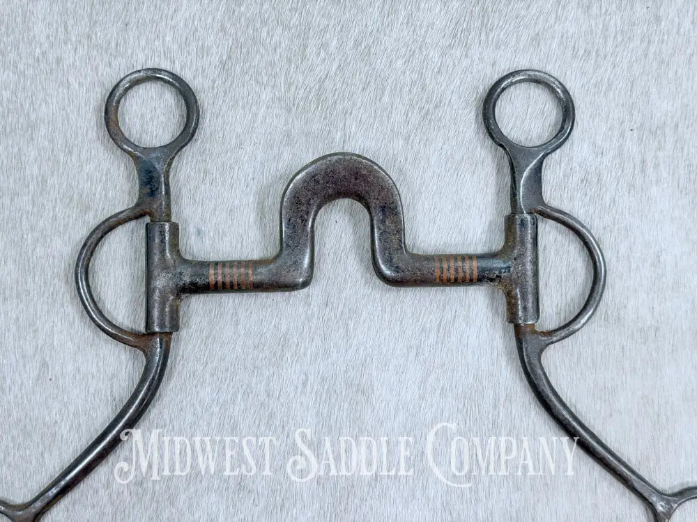High Port Sweet Iron Loomis Shank Correction Bit 5”
