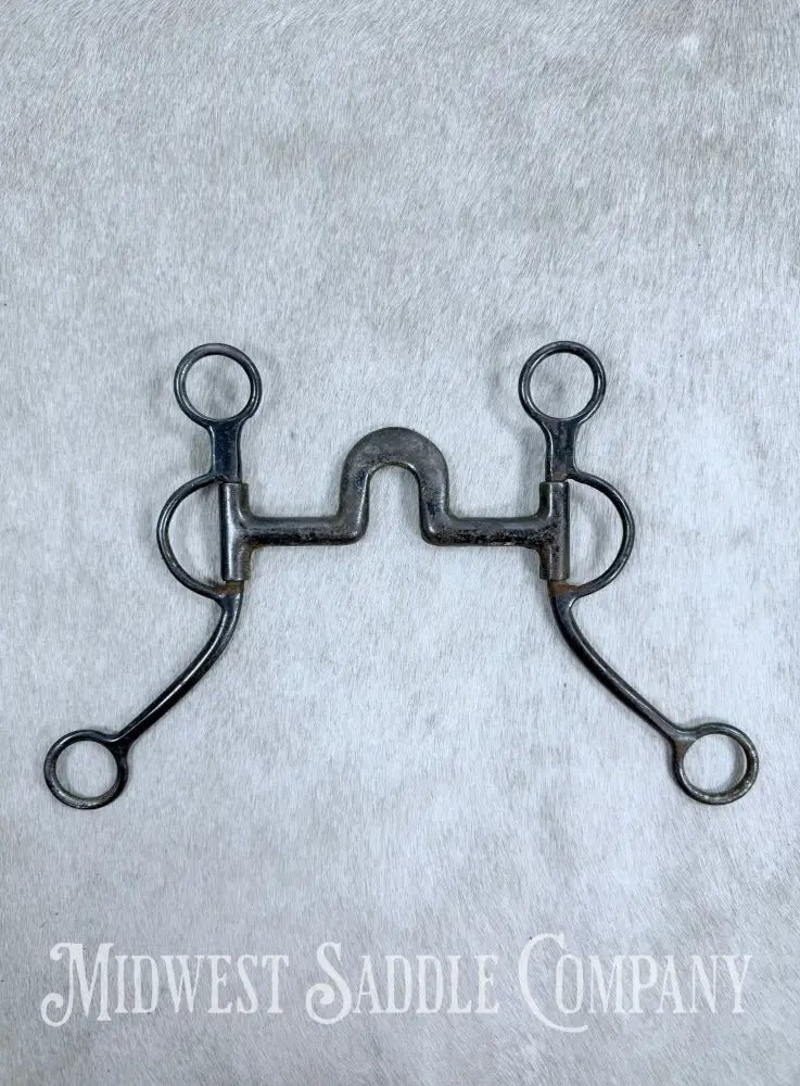 High Port Sweet Iron Loomis Shank Correction Bit 5”