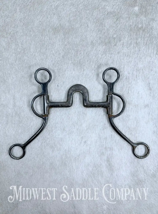 High Port Sweet Iron Loomis Shank Correction Bit 5”