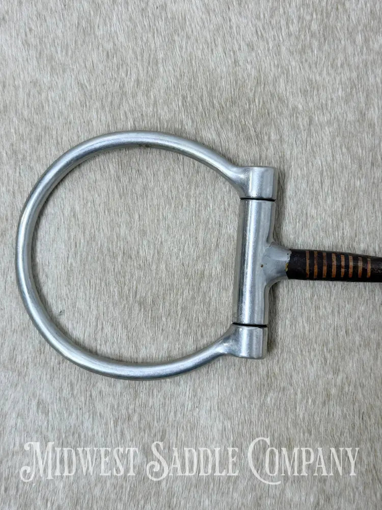 Sweet Iron Offset Snaffle D Ring Bit Copper Inlay 5” - Bit