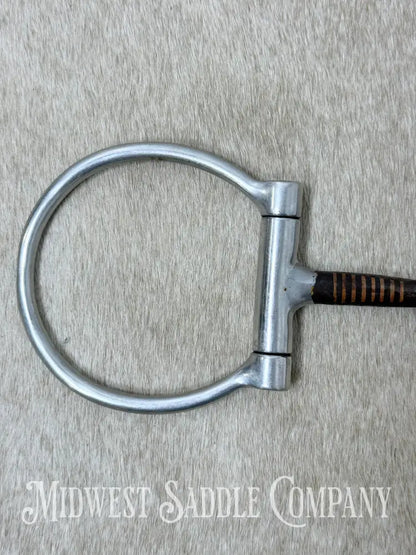 Sweet Iron Offset Snaffle D Ring Bit Copper Inlay 5” - Bit