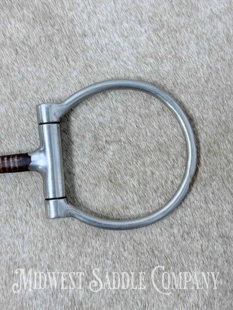 Sweet Iron Offset Snaffle D Ring Bit Copper Inlay 5” - Bit