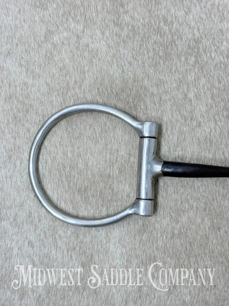 Sweet Iron Offset Snaffle D Ring Bit Copper Inlay 5” - Bit