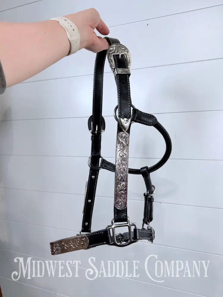 Tabelo Western Silver Show Halter Full Horse Size - Halter