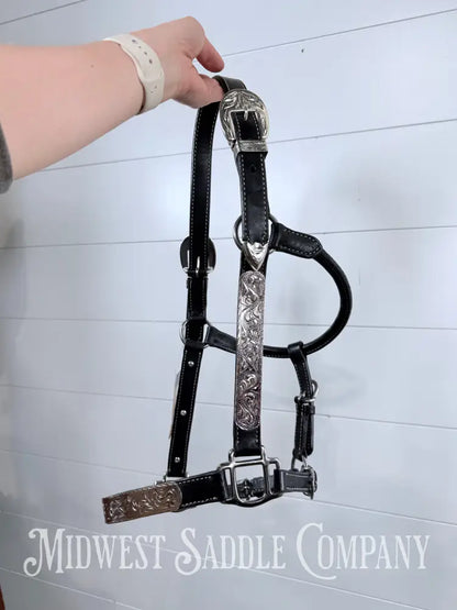 Tabelo Western Silver Show Halter Full Horse Size - Halter