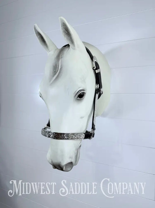 Tabelo Western Silver Show Halter Full Horse Size - Halter