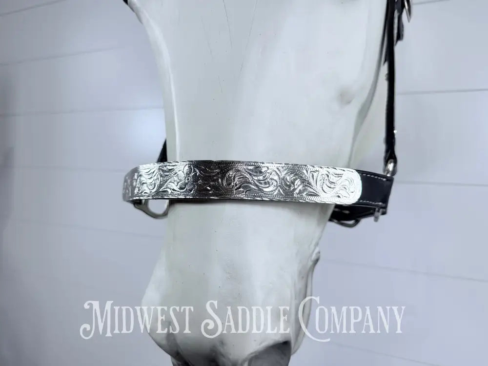 Tabelo Western Silver Show Halter Full Horse Size - Halter