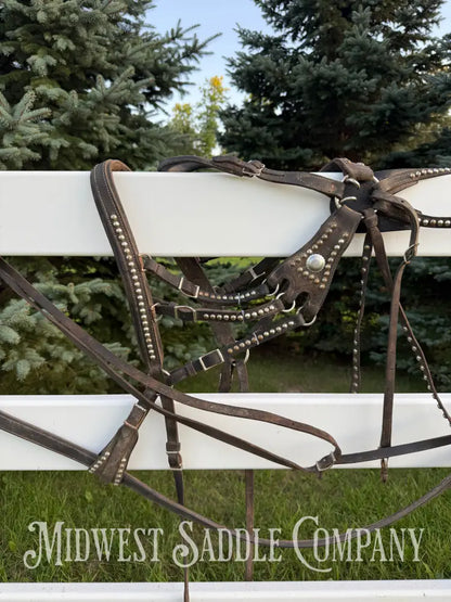 Team Leather Pulling Harnesses with Collars Large Pony / Light Horse Size 19” Red Hames - Driving Harness
