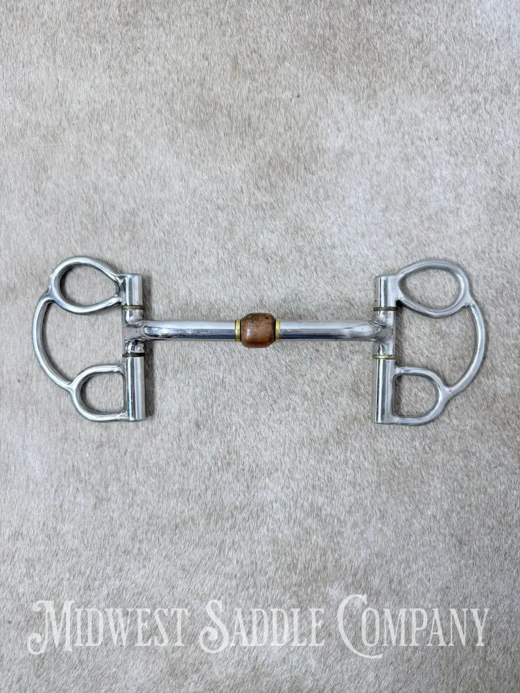 Tough1 Comfort Gait D-Ring Bit Copper Roller 5” - Bit