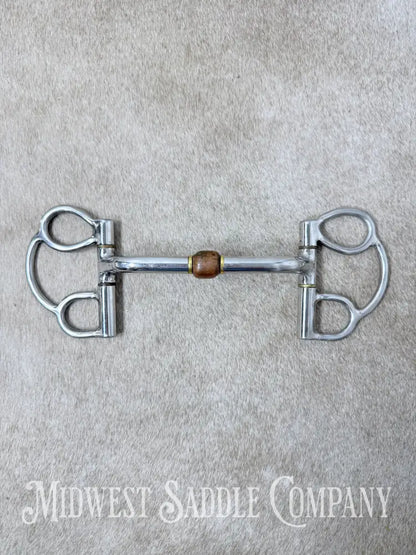 Tough1 Comfort Gait D-Ring Bit Copper Roller 5” - Bit