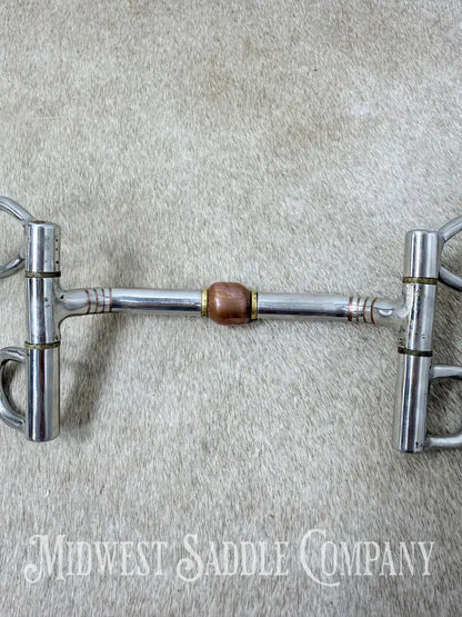 Tough1 Comfort Gait D-Ring Bit Copper Roller 5” - Bit