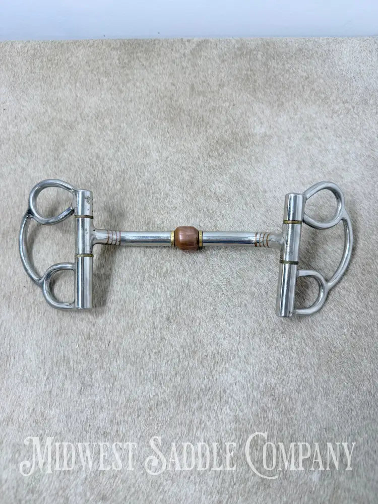 Tough1 Comfort Gait D-Ring Bit Copper Roller 5” - Bit