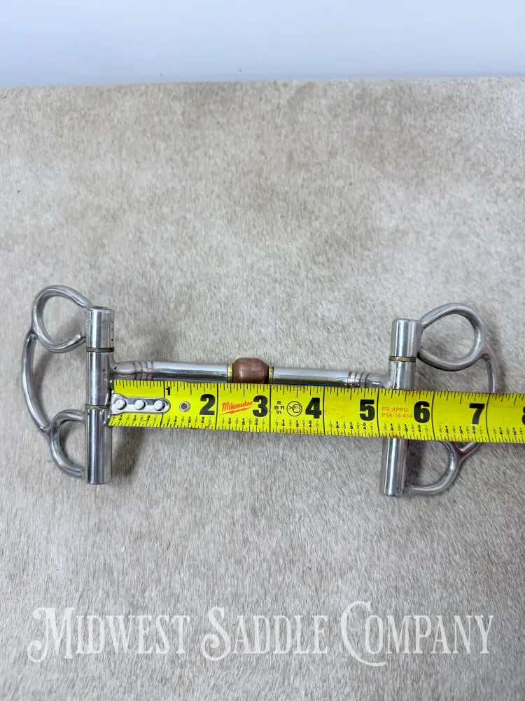 Tough1 Comfort Gait D-Ring Bit Copper Roller 5” - Bit