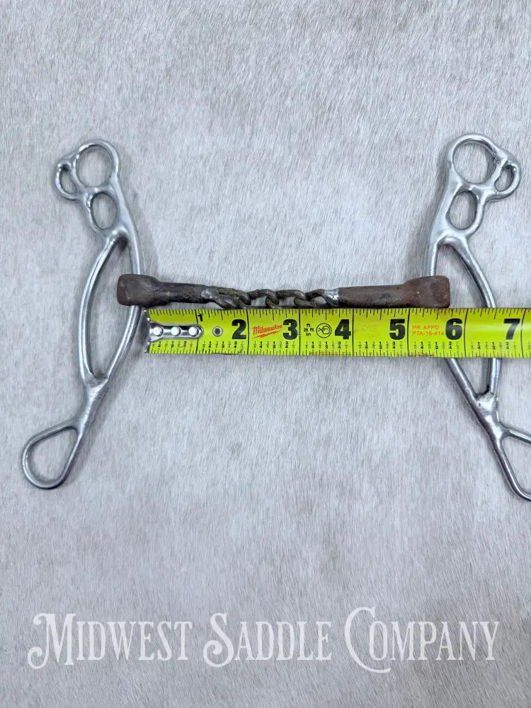 Trammell Connie Combs Barrel Racing Short Shank Gag Bit 5” Bit