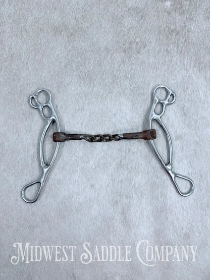 Trammell Connie Combs Barrel Racing Short Shank Gag Bit 5” Bit