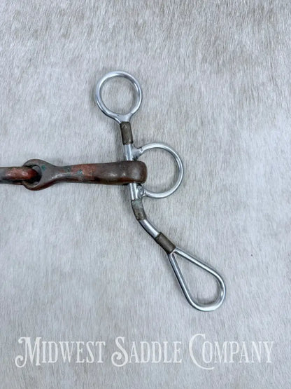 Trammell Short Shank Argentine Copper Jointed Curb Bit 5”