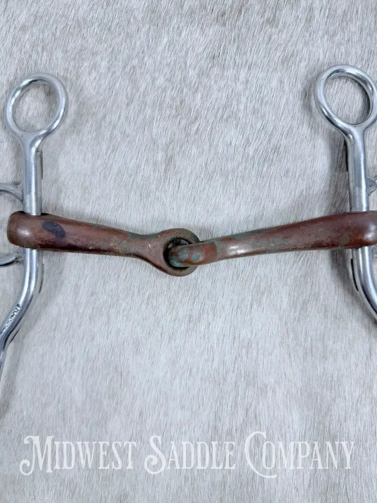 Trammell Short Shank Argentine Copper Jointed Curb Bit 5”
