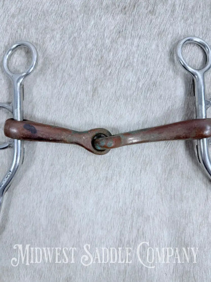 Trammell Short Shank Argentine Copper Jointed Curb Bit 5”