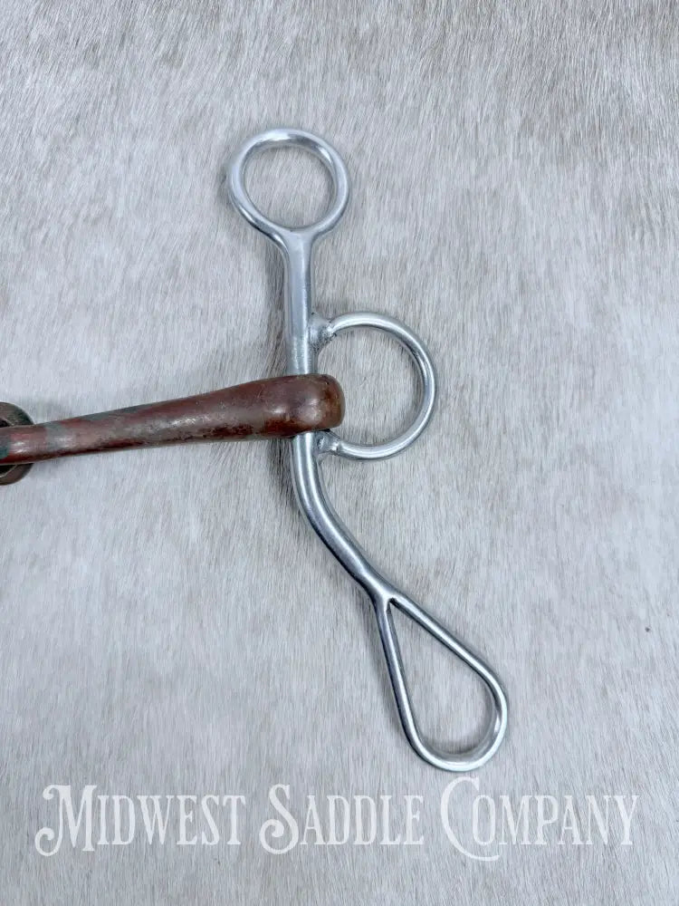 Trammell Short Shank Argentine Copper Jointed Curb Bit 5”