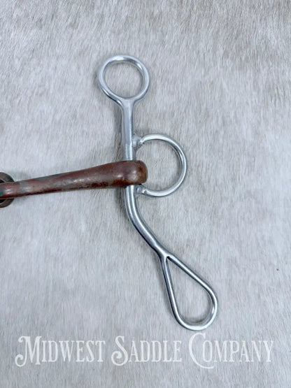 Trammell Short Shank Argentine Copper Jointed Curb Bit 5”