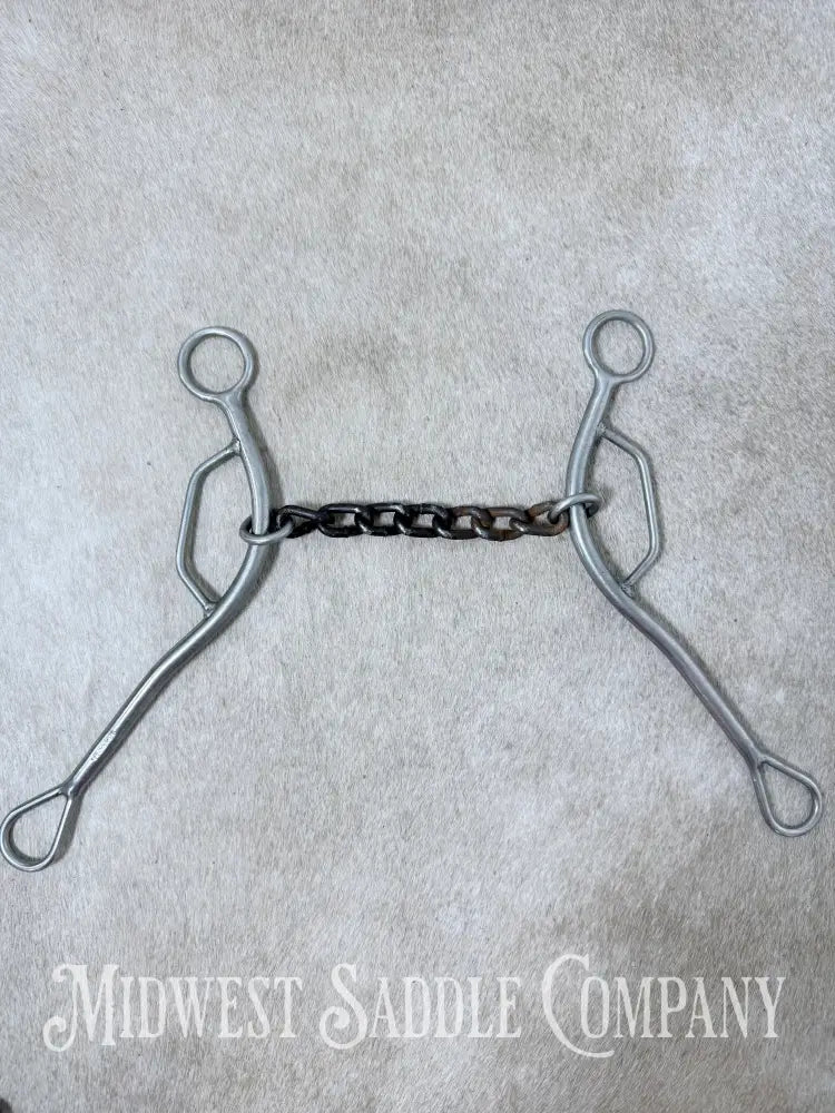Trammell Sweet Iron Chain Mouth Sliding Gag Lift Bit 5.5” - Bit