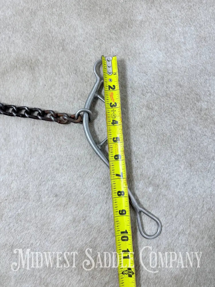 Trammell Sweet Iron Chain Mouth Sliding Gag Lift Bit 5.5” - Bit