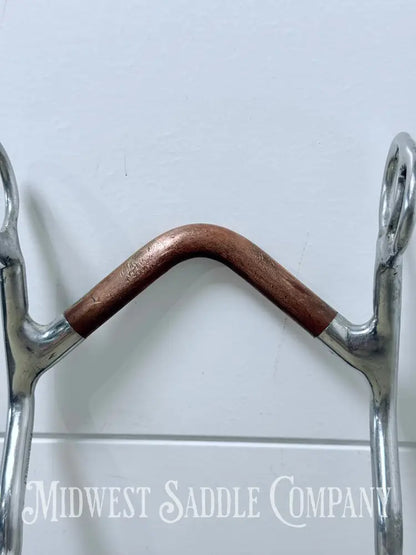 Trammell “Whoa Maker” Western High Port Bit Copper Mouth 4.75” - Bit