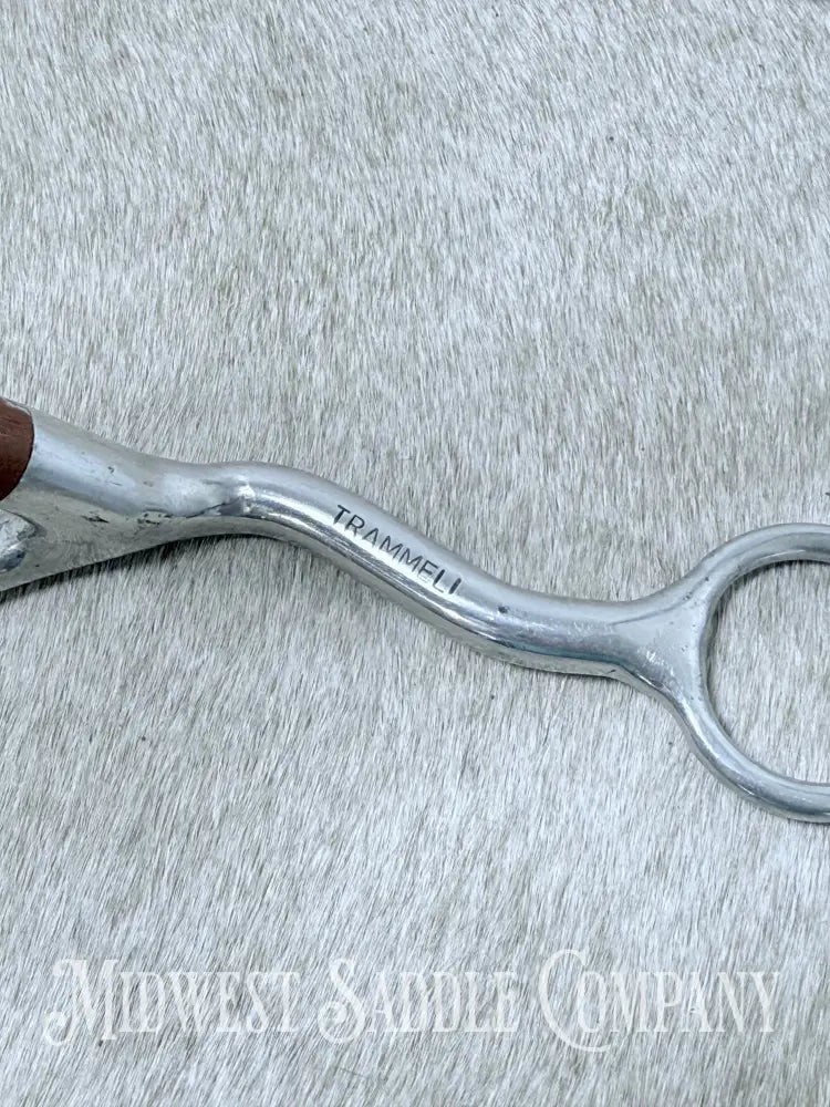 Trammell “Whoa Maker” Western High Port Bit Copper Mouth 4.75” - Bit