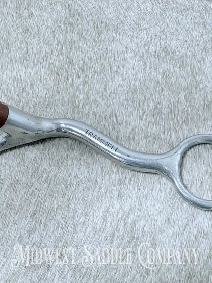 Trammell “Whoa Maker” Western High Port Bit Copper Mouth 4.75” - Bit