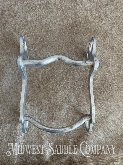 Vintage Crockett Renalde Aluminum Small Port Western Horse Curb Bit Bit