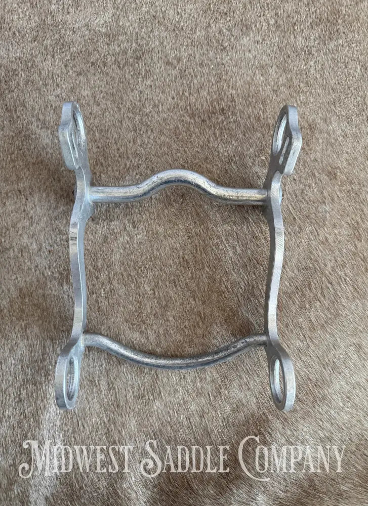 Vintage Crockett Renalde Aluminum Small Port Western Horse Curb Bit Bit