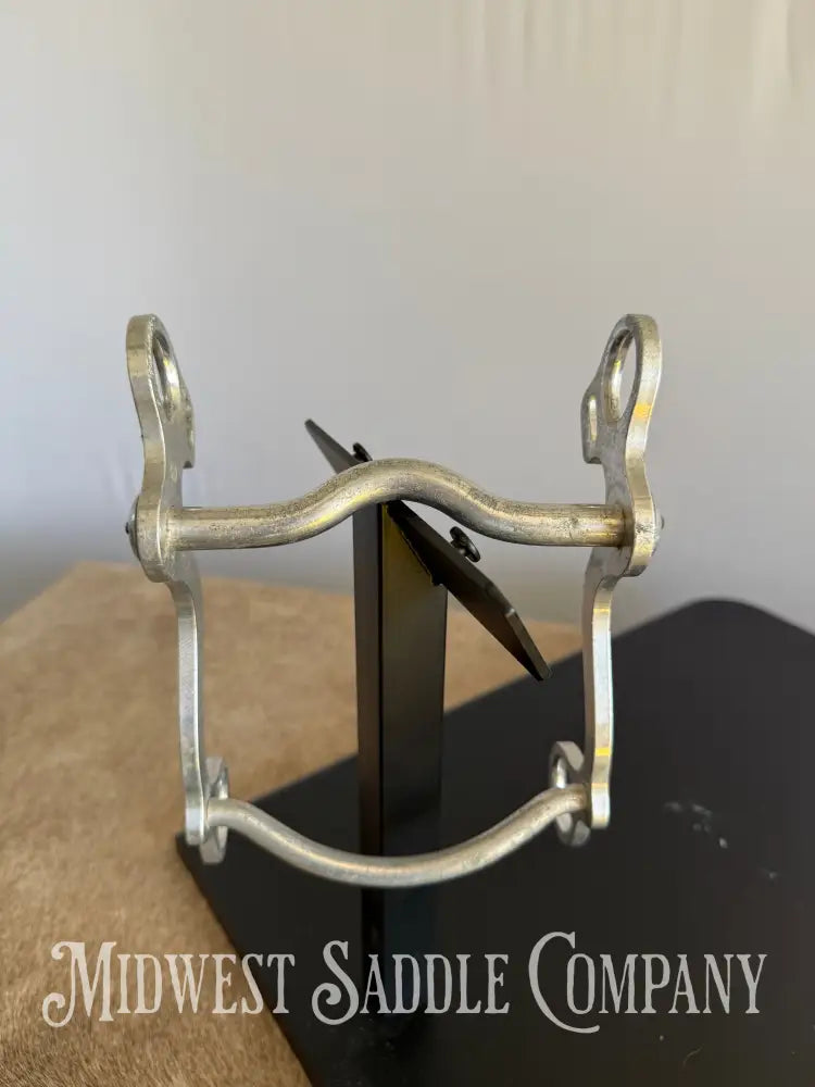 Vintage Crockett Renalde Aluminum Small Port Western Horse Curb Bit Bit