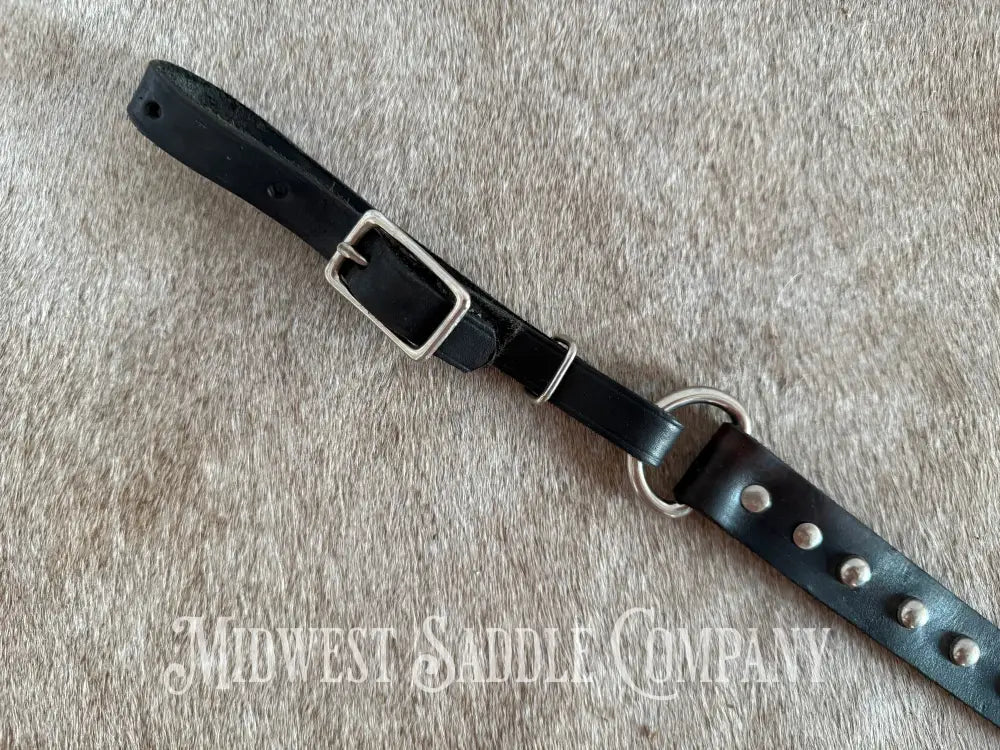 Vintage Pony Studded Dot Leather Breast Collar Breast Collar