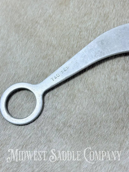 Vintage Reinsman RB Aluminum 740 Sweet Iron Western Port Mouth Bit Engraved Silver Conchos 5” - Bit
