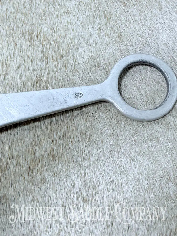 Vintage Reinsman RB Aluminum 740 Sweet Iron Western Port Mouth Bit Engraved Silver Conchos 5” - Bit