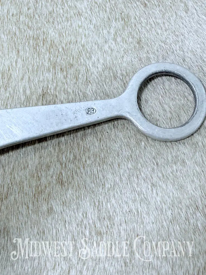 Vintage Reinsman RB Aluminum 740 Sweet Iron Western Port Mouth Bit Engraved Silver Conchos 5” - Bit
