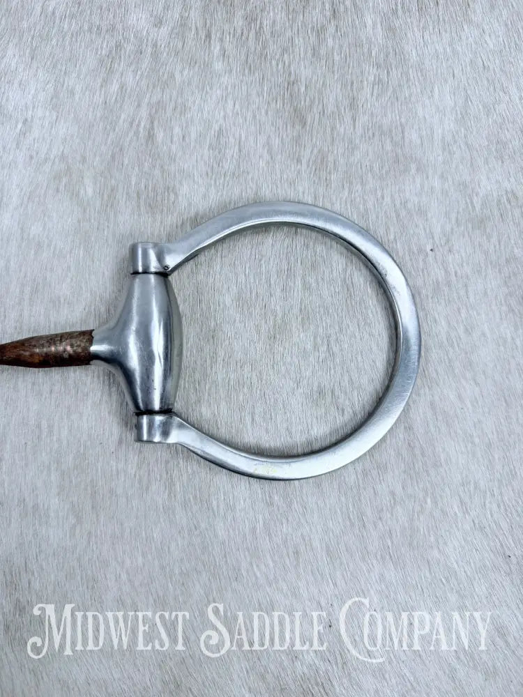 Weaver Pro Series Sweet Iron Dogbone Weighted Snaffle Copper Inlay 5” Bit