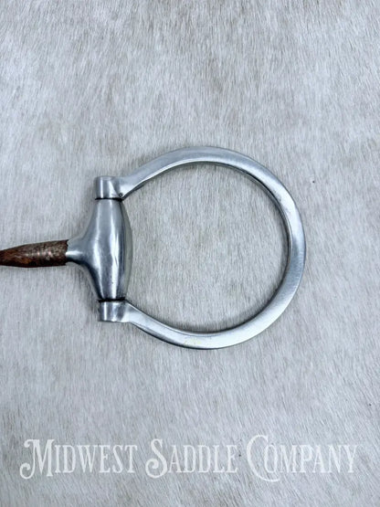 Weaver Pro Series Sweet Iron Dogbone Weighted Snaffle Copper Inlay 5” Bit