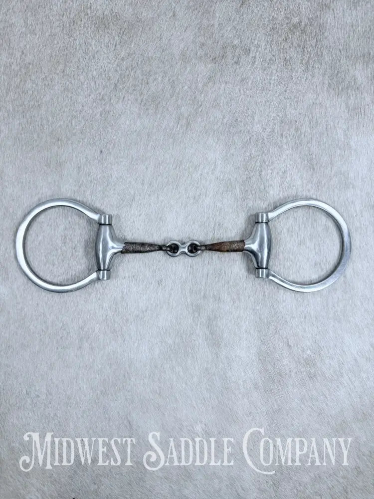 Weaver Pro Series Sweet Iron Dogbone Weighted Snaffle Copper Inlay 5” Bit