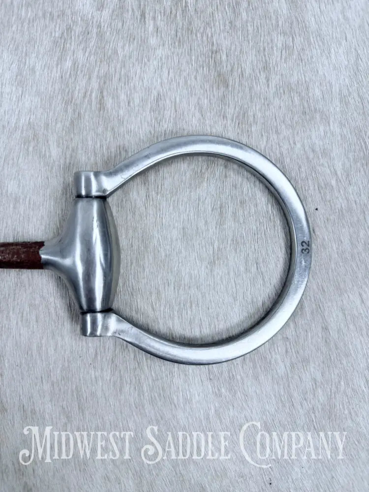 Weaver Pro Series Sweet Iron Dogbone Weighted Snaffle Copper Inlay 5” Bit