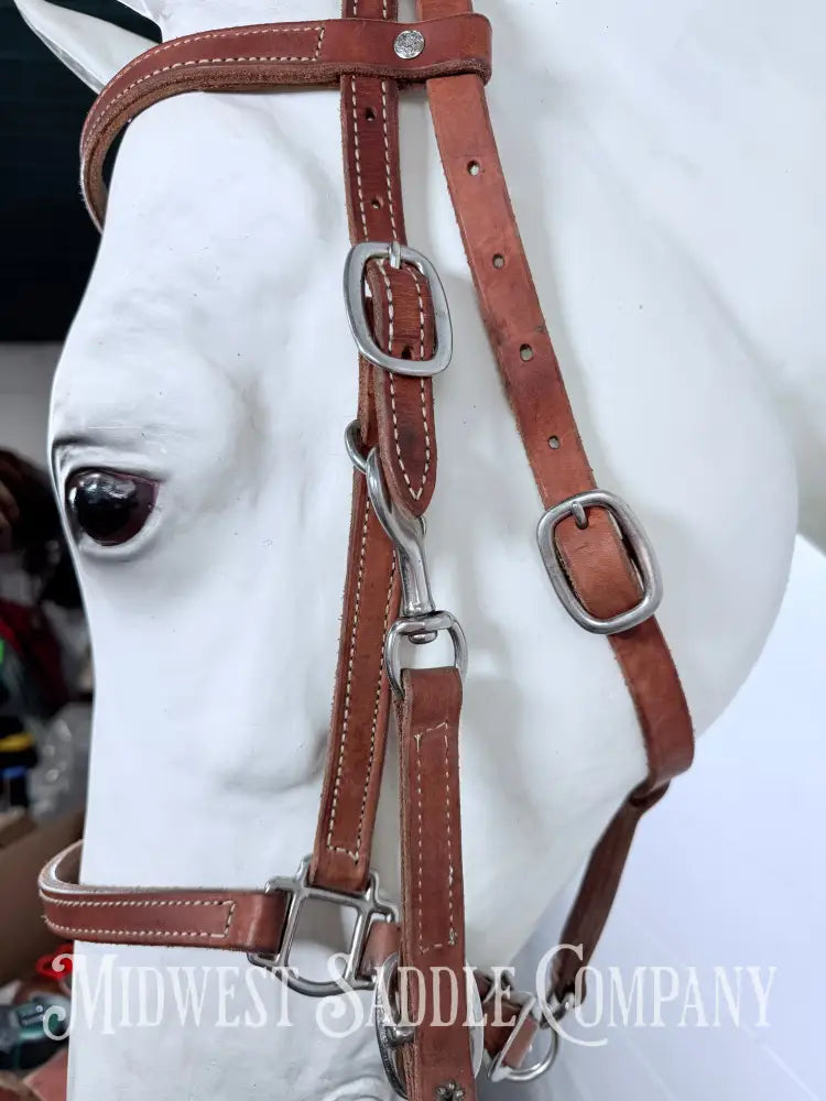 Western Halter Bridle Combination Headstall Full Horse Size - Bridles & Headstalls
