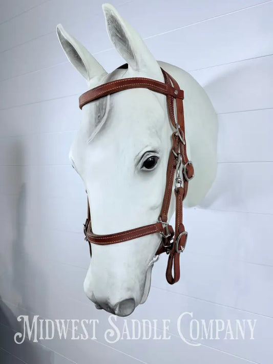 Western Halter Bridle Combination Headstall Full Horse Size - Bridles & Headstalls