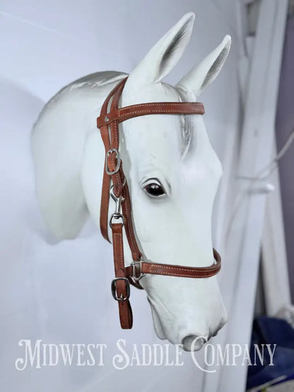 Western Halter Bridle Combination Headstall Full Horse Size - Bridles & Headstalls