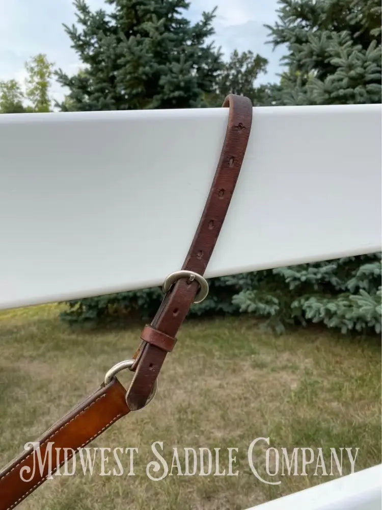 Western Show Silver Breast Collar Horse Tack Dark Oil