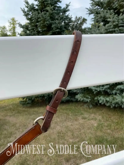 Western Show Silver Breast Collar Horse Tack Dark Oil