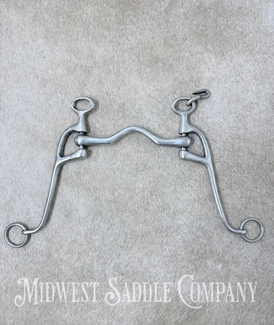Western SS Low Port Gaited Tennessee Walking Horse Bit 5” - Bit